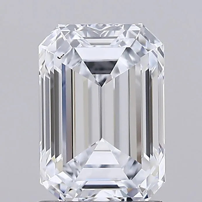 1.50ct Emerald Lab Grown Diamond (Colour E, Clarity IF, IGI Certified)